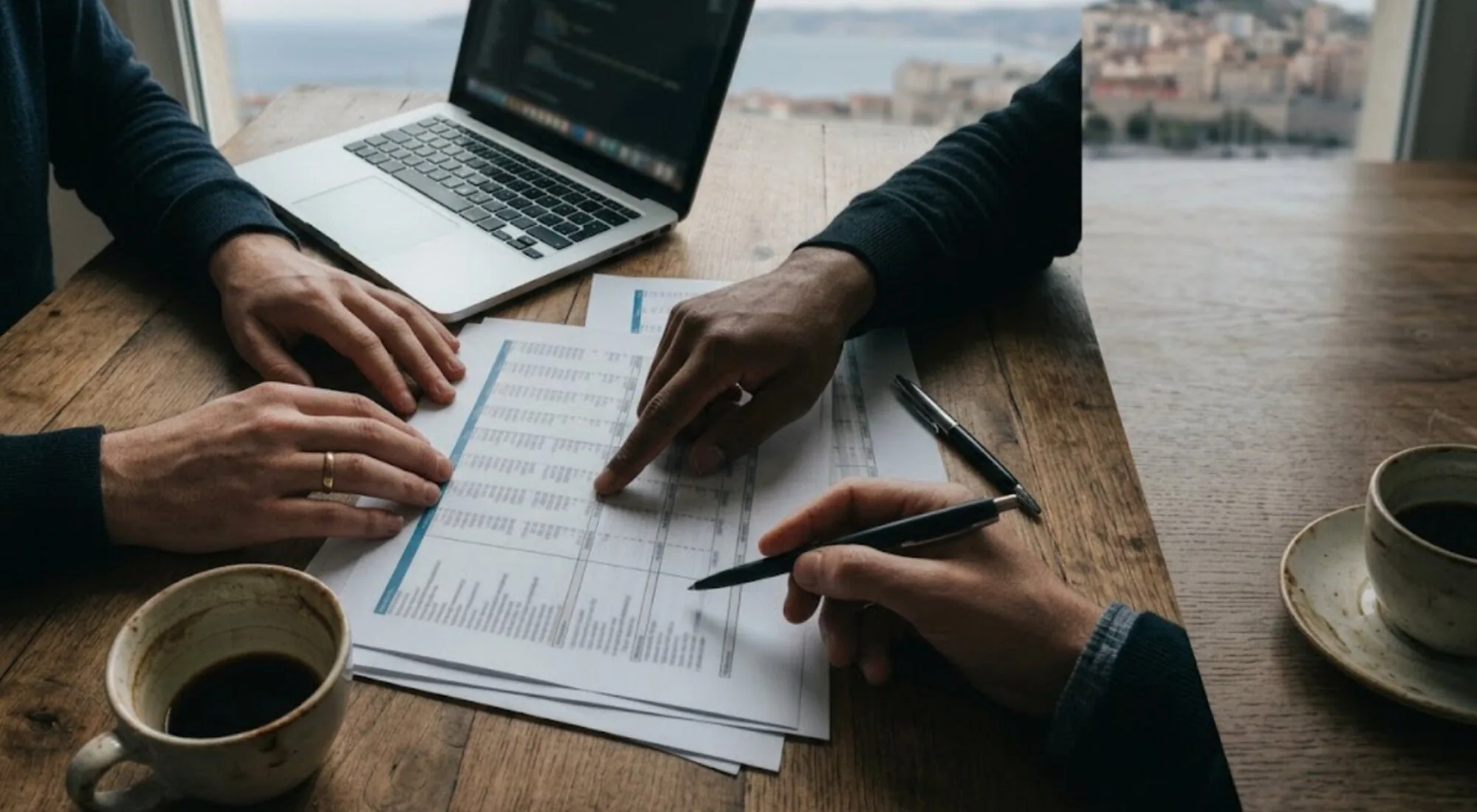 Séance de travail avec une équipe associative à Marseille